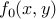 f_0(x,y)
